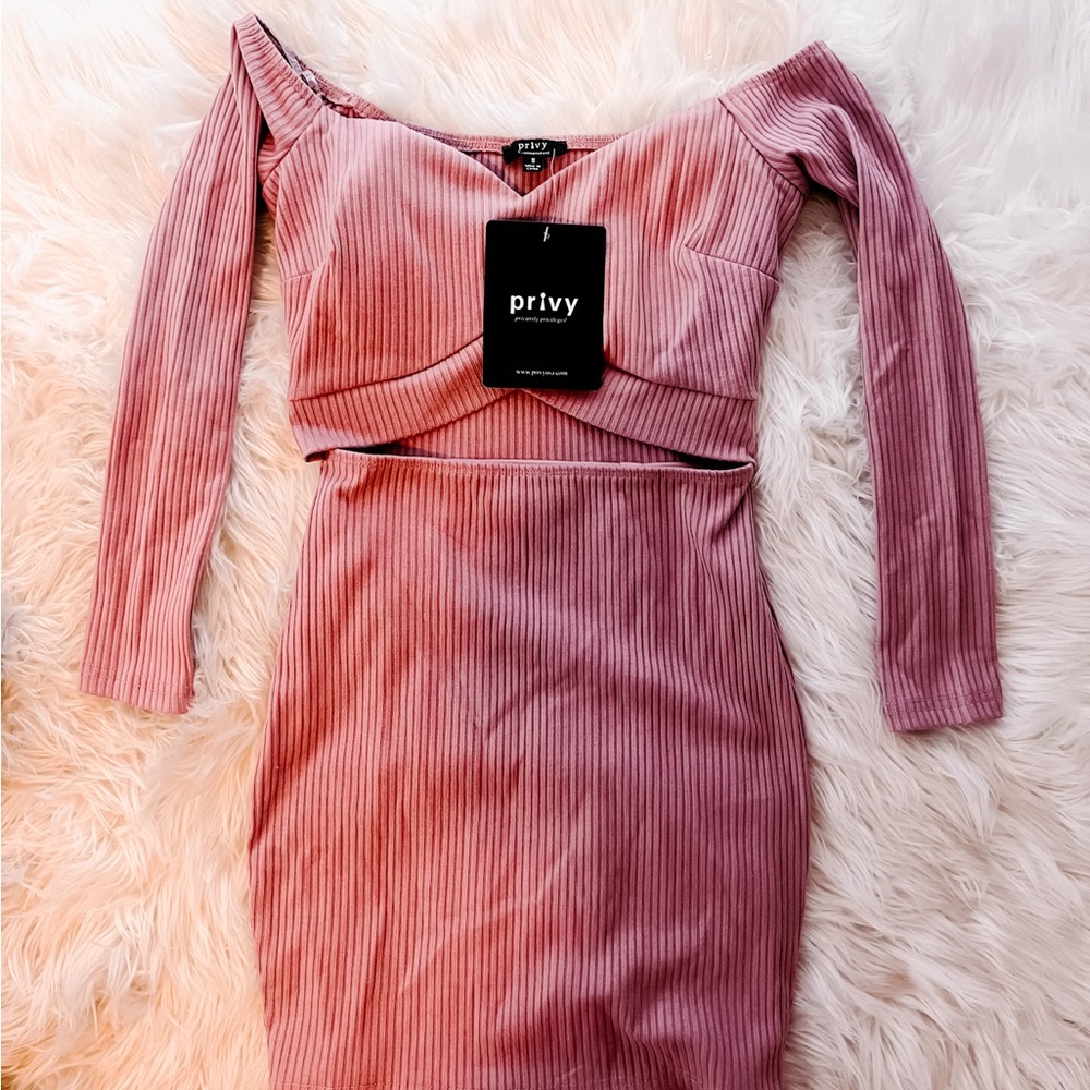 Mauve Mini Dress